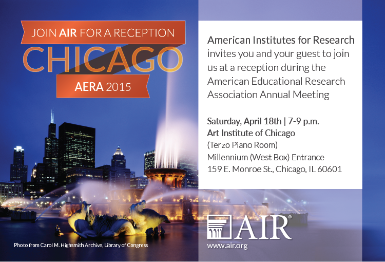 AERA reception invitation
