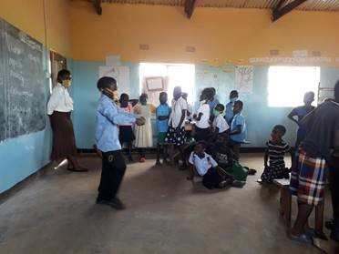 Image of a classroom in Zambia