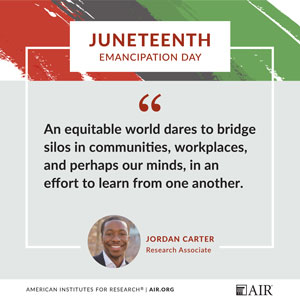 Graphic: Juneteenth quote