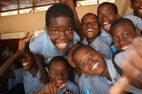 Students in Haiti