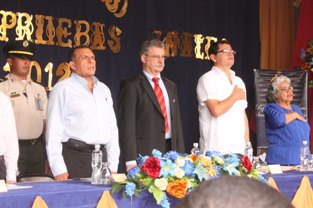 President Lobo and guests