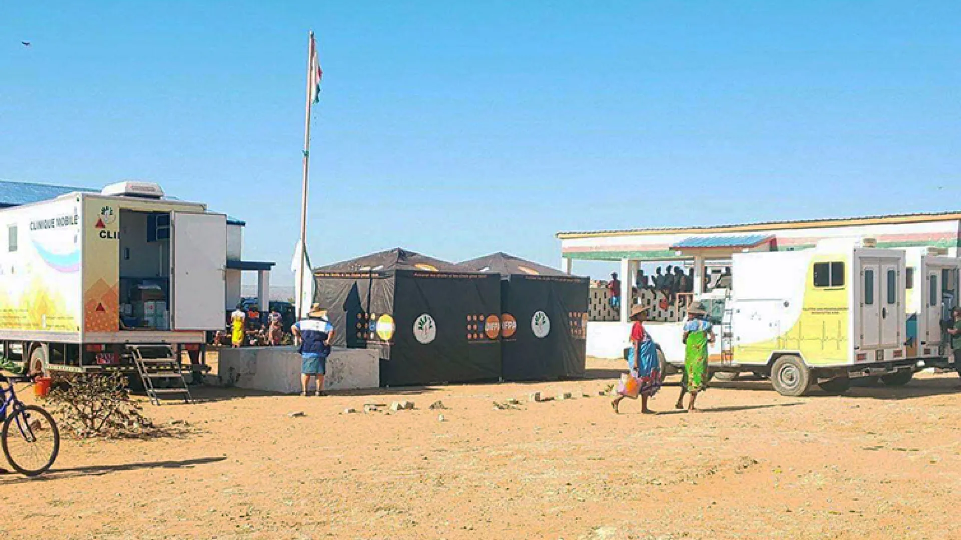 Mobile health clinic in Southern Madagascar