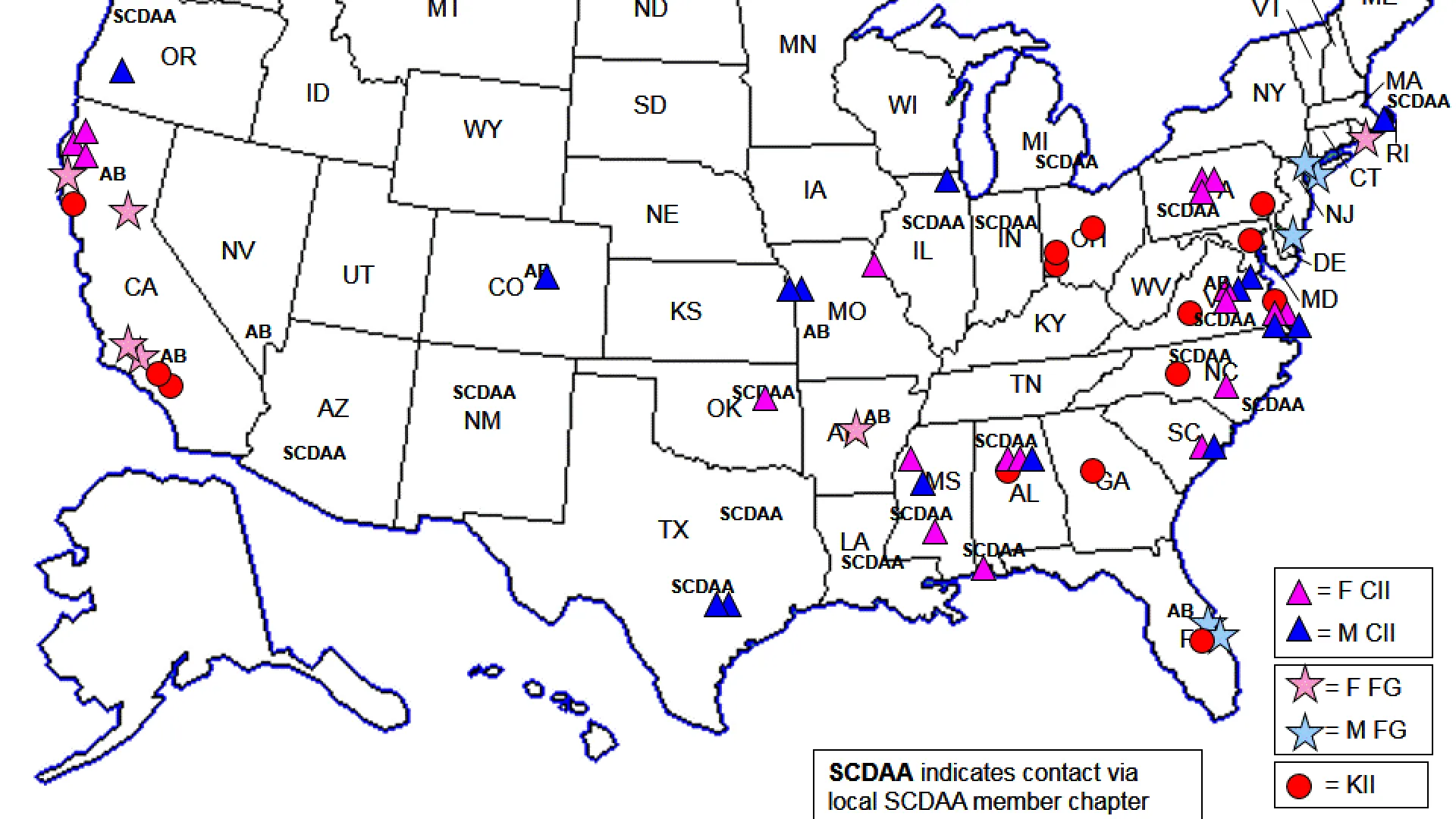 Map of ASCQ-Me Data Collection