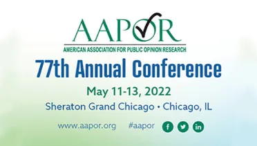 AAPOR 2022 Conference logo