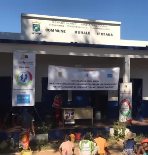 Health center in Madagascar