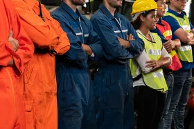 Factory workers