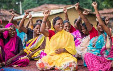 Women in an Indian self-help group