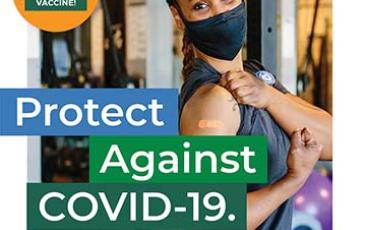 CDC flyer urging people to get vaccinated against COVID
