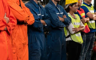 Factory workers