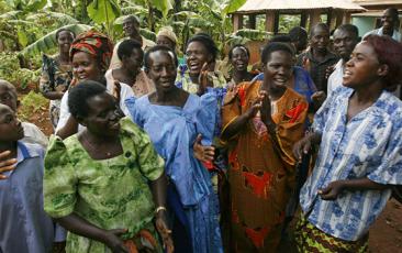Women's group in Uganda