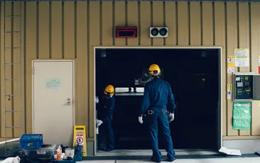 Workers in factory