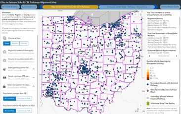 Ohio GIS map