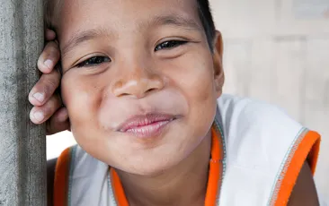 Smiling Philippine boy