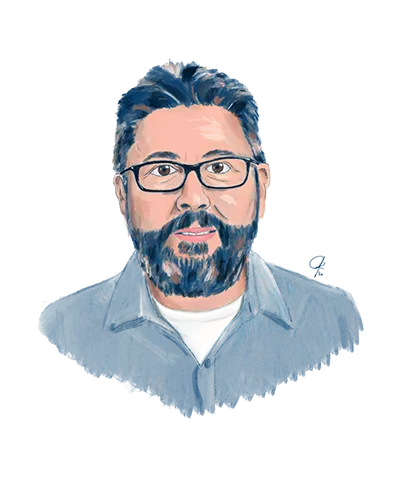 Illustration of Roger Jarjoura