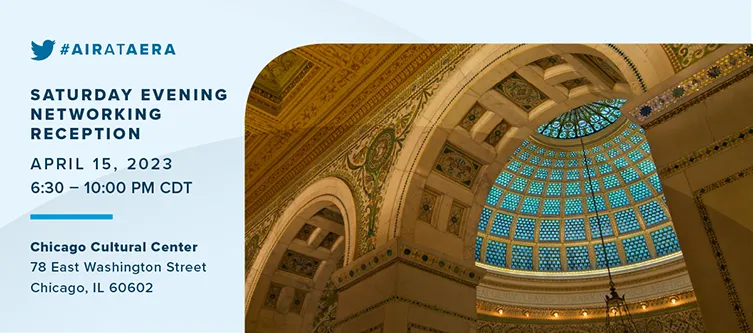AERA 2023 Networking Reception Invitation