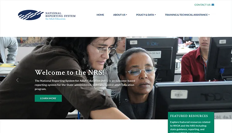 NRS website screenshot