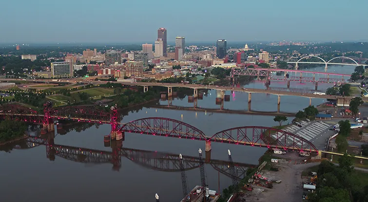 Little Rock, Arkansas city view