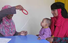 Mother with baby in Bangladesh 