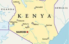 Map of Kenya 