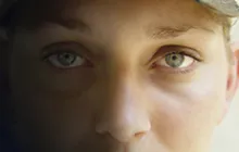 Close up of female soldier 