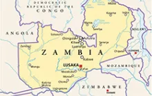 Map of Zambia 