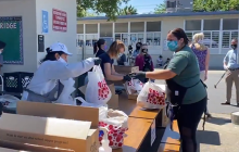 Meal distribution in Sacramento during the COVID-19 pandemic