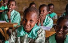 Children in an African classroom