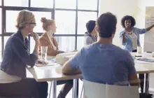 Researchers working together