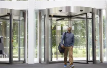Man returning to office