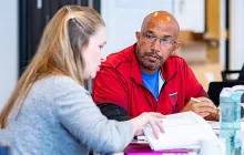 Teachers in discussion