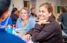 Teachers working together
