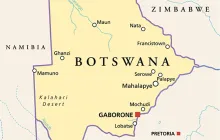 Botswana Political Map