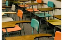 Empty schooldesks