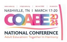 COABE 2024 conference logo