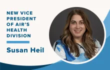 New Vice President of AIR's Health Division, Susan Heil