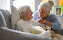 Family member with dementia patient