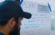 LBNSI teacher with Planning Chart