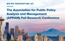 APPAM 2025 Conference web card