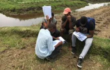 Cash transfer participants in Madagascar